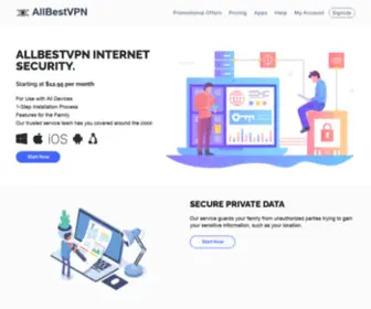 AllbestVPN.net(High-Speed, Secure & Anonymous VPN Service) Screenshot