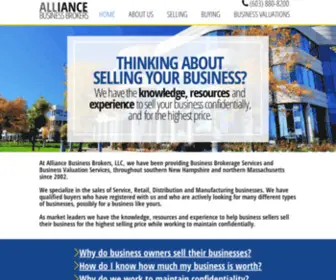 Allbizbrokers.com(Alliance Business Brokers) Screenshot