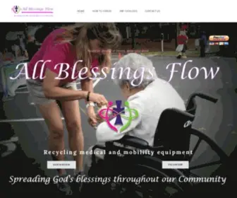 Allblessingsflow.org(All Blessings Flow) Screenshot