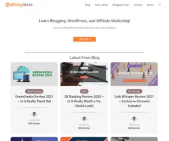 Allblogideas.com(Learn Blogging) Screenshot