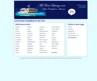 Allboatlistings.com(All Boat Listings.com) Screenshot