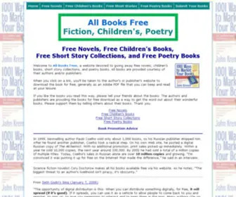 Allbooksfree.com(Free books) Screenshot
