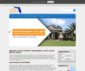 Allbrevardpropertymanagement.com(Brevard County FL Property Management) Screenshot