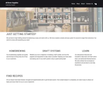 Allbrewsupplies.com(All Brew Supplies) Screenshot