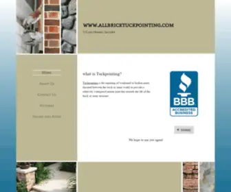 Allbricktuckpointing.com(Home) Screenshot