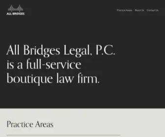 Allbridgeslegal.com(All Bridges Legal) Screenshot