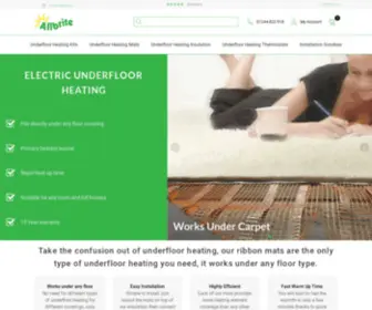 Allbriteuk.co.uk(Our Electric Underfloor Heating) Screenshot