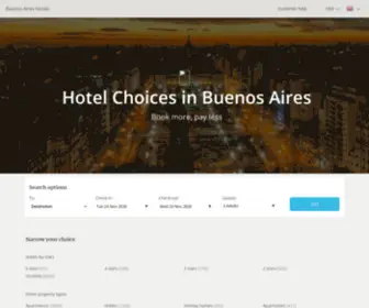 Allbuenosaireshotels.com(Buenos Aires hotels &amp; apartments) Screenshot