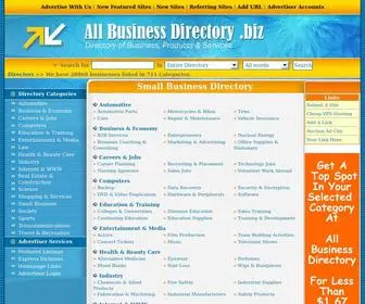 Allbusinessdirectory.biz(Business Directory) Screenshot