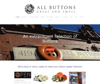 Allbuttons.com.au(All Buttons Great and Small) Screenshot