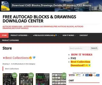 Allcadblocks.com(Autocad Download) Screenshot