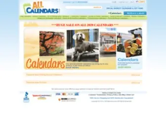 Allcalendars.com(All Calendars) Screenshot