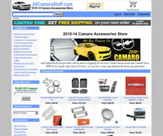 Allcamarostuff.com(Camaro Accessories) Screenshot