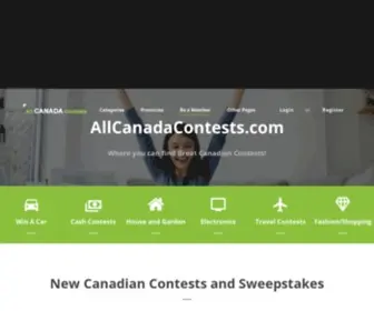 Allcanadacontests.com Screenshot