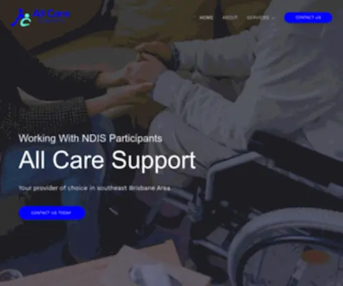 Allcaresupport.com.au(All Care Support) Screenshot