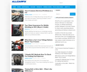 Allcarfix.com(All Car Fix) Screenshot