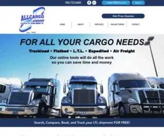 Allcargo.com(Free Freight and LTL quotes) Screenshot