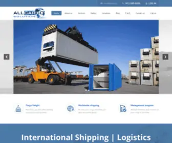 Allcargosolution.com(All Cargo) Screenshot