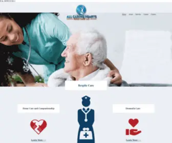 Allcaringhearts.com(Home) Screenshot