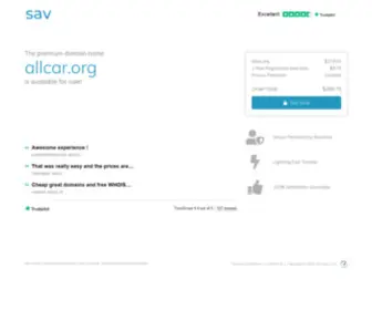 Allcar.org(The premium domain name) Screenshot