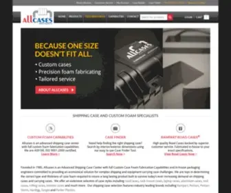 Allcases.com(Shipping Cases) Screenshot