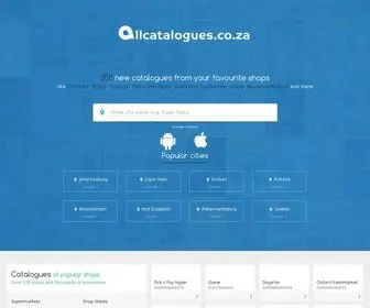 Allcatalogues.co.za(All Catalogues) Screenshot