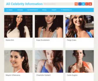 Allcelebinfo.com(Discover All Celebrity Information Red Row) Screenshot