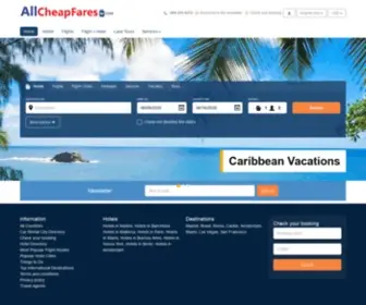 Allcheapfares.com(Airline Tickets) Screenshot