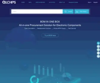 Allchips.ai(Electronic Components Supply Chain Platform) Screenshot
