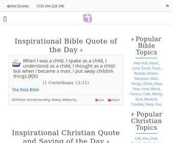 Allchristianquotes.org(Home of Christian Quotes) Screenshot