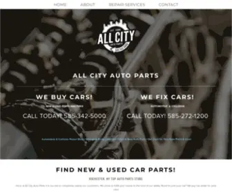 Allcityautoparts.com(All City Auto Parts) Screenshot