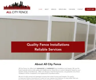 Allcityfenceny.com(All City Fence Inc) Screenshot