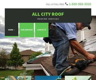 Allcityroof.com(Roofing Services) Screenshot