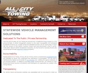 Allcitytowing.com(All City Towing) Screenshot