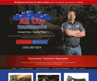 Allcitytrans.com(All City Transmission) Screenshot