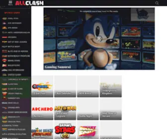 Allclash.com(All Games) Screenshot