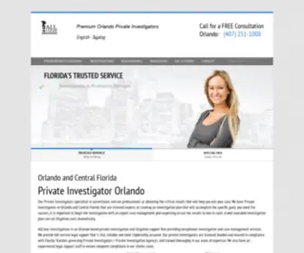 Allclearinvestigations.com(Orlando Private Investigator) Screenshot