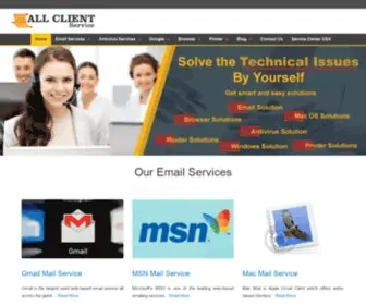 Allclientservice.com(All Client Service Contact Detail Number & Gmail) Screenshot