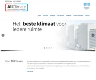 Allclimate.nl(All Climate) Screenshot