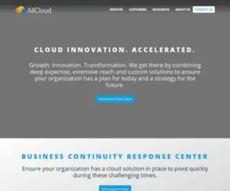 Allcloud.io(The expert partner for your cloud journey) Screenshot