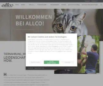 Allco-Heimtierbedarf.de(Allco Tiernahrung) Screenshot