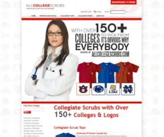 Allcollegescrubs.com(Gel College Scrubs) Screenshot