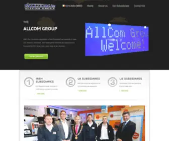 Allcom.ie(The AllCom Group) Screenshot