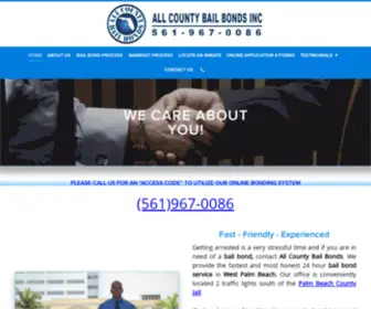 Allcountybailbonds.com(Bail Bonds in Palm Beach County) Screenshot