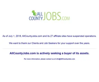 Allcountyjobs.com(All County Jobs) Screenshot