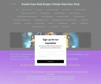 Allcoverbookdesigns.com(Creative Cover Book Designs & Render Book Cover Stock) Screenshot