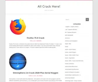 Allcrackhere.info(Crack Software's) Screenshot