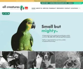 Allcreatures24HR.com(All Creatures Animal Hospital) Screenshot