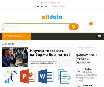 Alldata.uz(Online ma'lumotlar bazasi) Screenshot