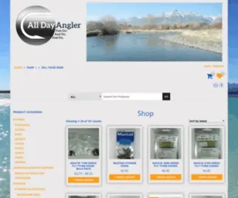 Alldayangler.com(Fish On) Screenshot